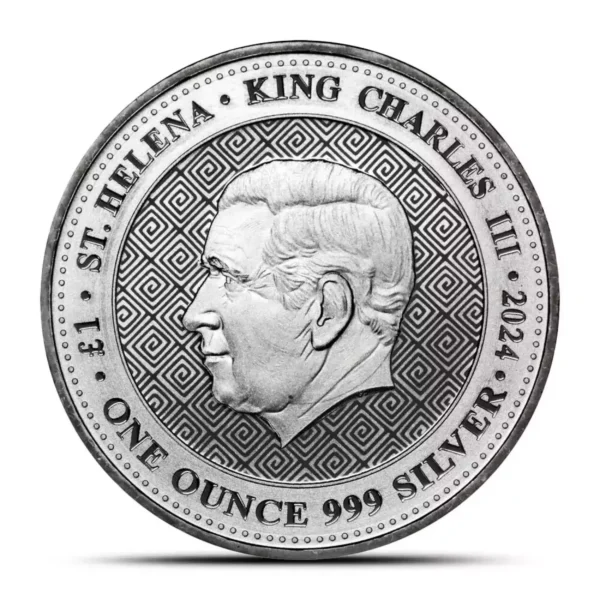 2024 1oz St. Helena Shekel of Tyre .999 Silver Coin