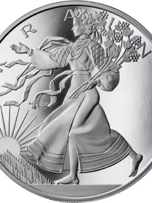 2024 1oz United Crypto States Liberty of Ukraine .999 Silver Coin