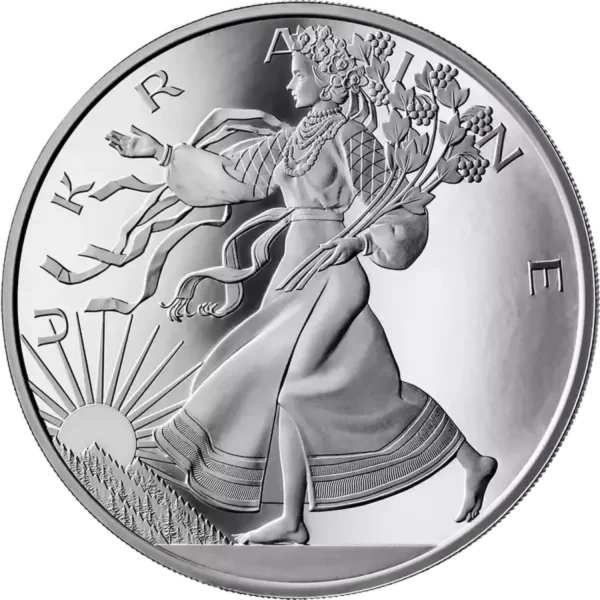 2024 1oz United Crypto States Liberty of Ukraine .999 Silver Coin