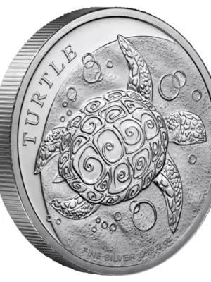 2024 2 oz Niue Hawksbill Turtle .999 Silver BU Coin