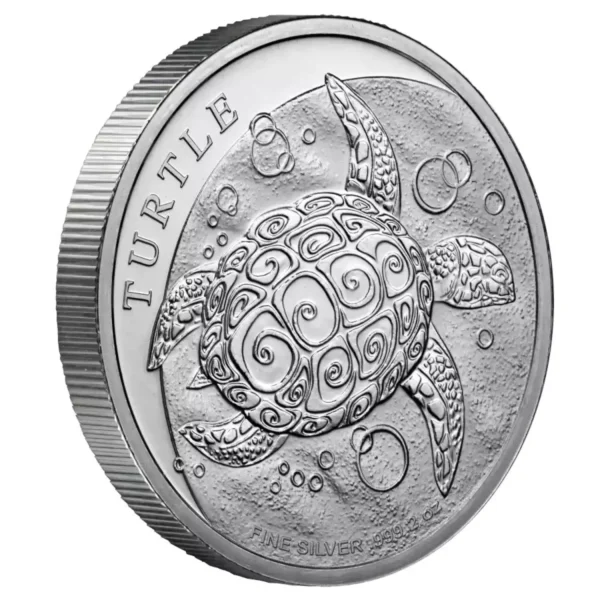 2024 2 oz Niue Hawksbill Turtle .999 Silver BU Coin