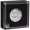 2024 2oz Australia Perth Mint Double Dragon Mother-of-Pearl .9999 Silver Coin
