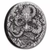 2024 2oz Australian Lunar Series III  Year of the Dragon .9999 Silver Antiqued Coin