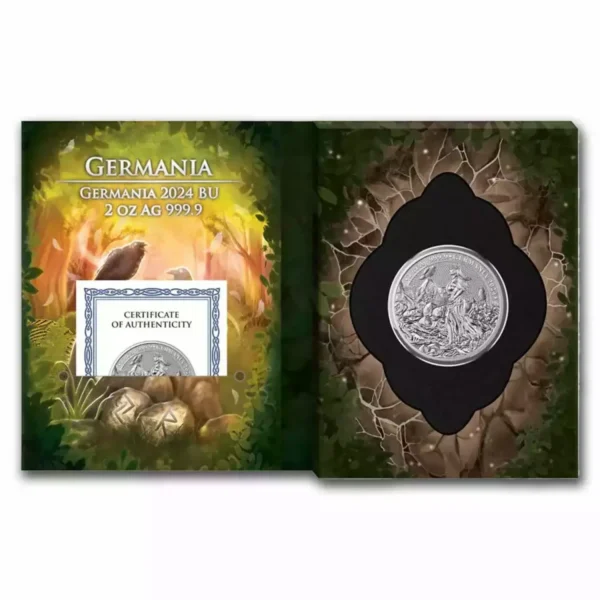 2024 2oz Germania Lady Germania .999 Silver Coin