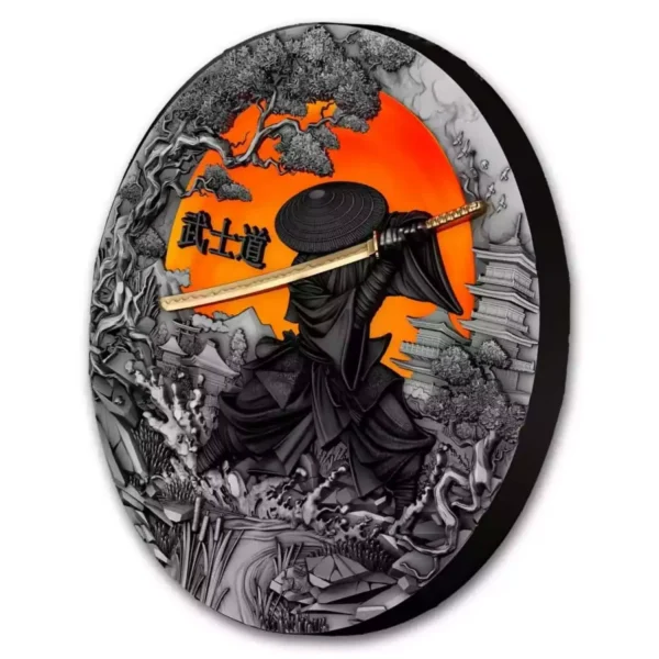 2024 2oz Niue The Warrior's Path Series: Bushido .999 Silver Coin