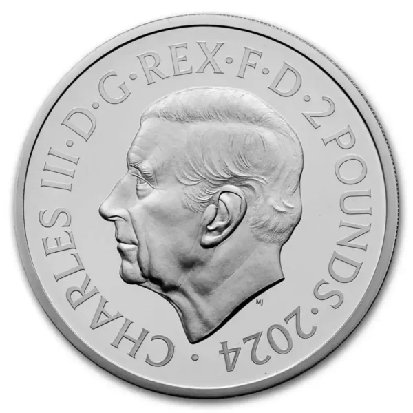 2024 2oz Royal Mint Britannia Proof .999 Silver Coin