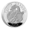 2024 2oz Royal Mint Tudor Dragon Proof .999 Silver Coin