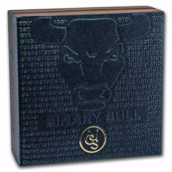 2024 2oz United Crypto States Binary Bull .999 Silver Coin