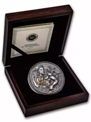 2024 3oz Cameroon Greek Mythology Series: Hermes .999 Silver Coin