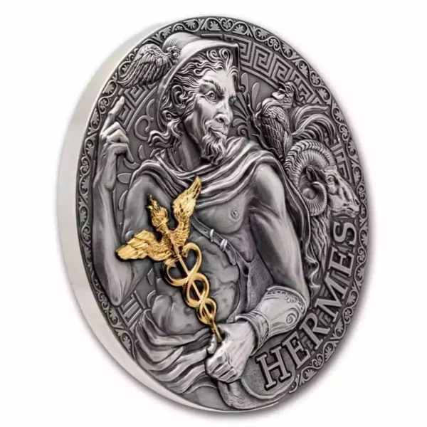 2024 3oz Cameroon Greek Mythology Series: Hermes .999 Silver Coin