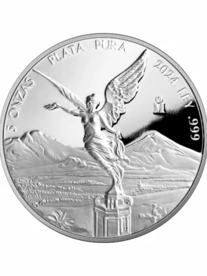 2024 5oz Mexican Proof .999 Silver Libertad