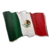 2024 1oz Cameroon 3D Waving Mexican Flag .999 Silver Coin
