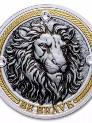 2024 1oz Cameroon Be Brave .999 Silver Coin