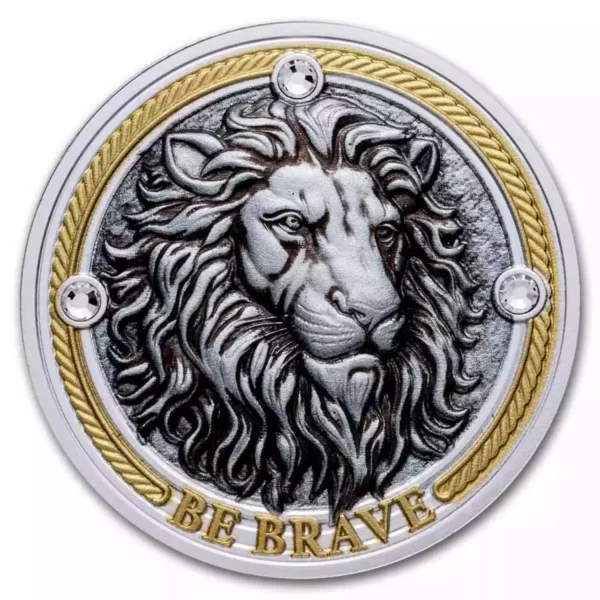 2024 1oz Cameroon Be Brave .999 Silver Coin