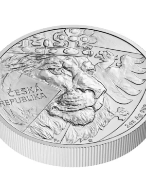 2024 2 oz Niue Czech Lion .999 Silver Coin