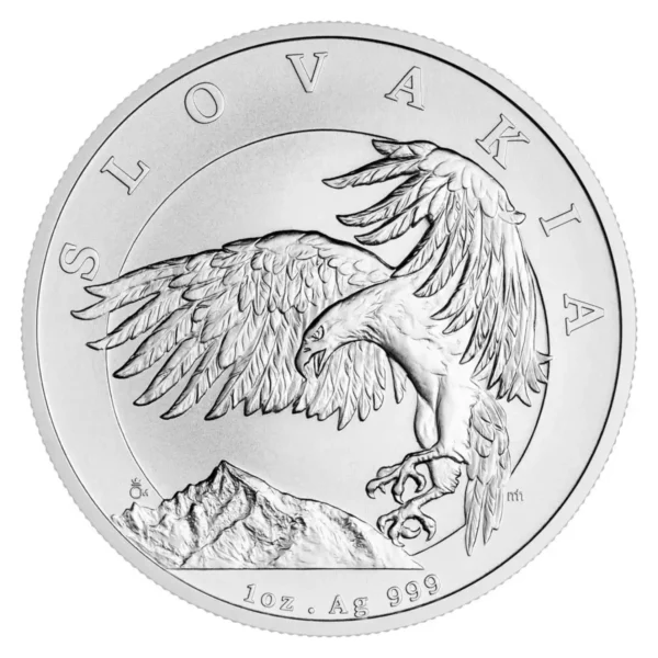 2024 1oz Niue Slovak Eagle BU .999 Silver Coin