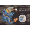 2024 1oz Australia Perth Stamp & Coin Show - Blue Dragon .9999 silver Coin in Limited Assay Card