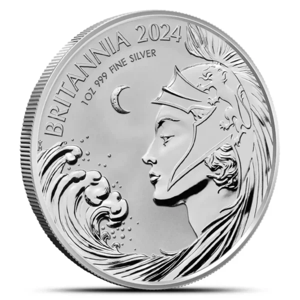 2024 Royal Mint Britannia .999 Silver Fractional Reverse Frosted Proof 4 Coin Set