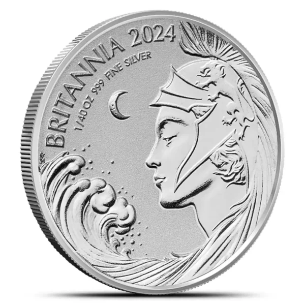2024 Royal Mint Britannia .999 Silver Fractional Reverse Frosted Proof 4 Coin Set
