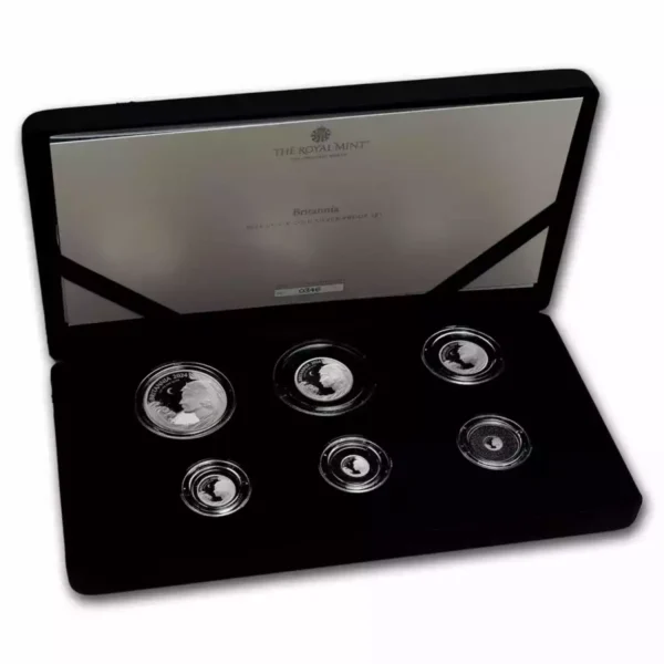 2024 Royal Mint Britannia .999 Silver Proof 6 Coin Set
