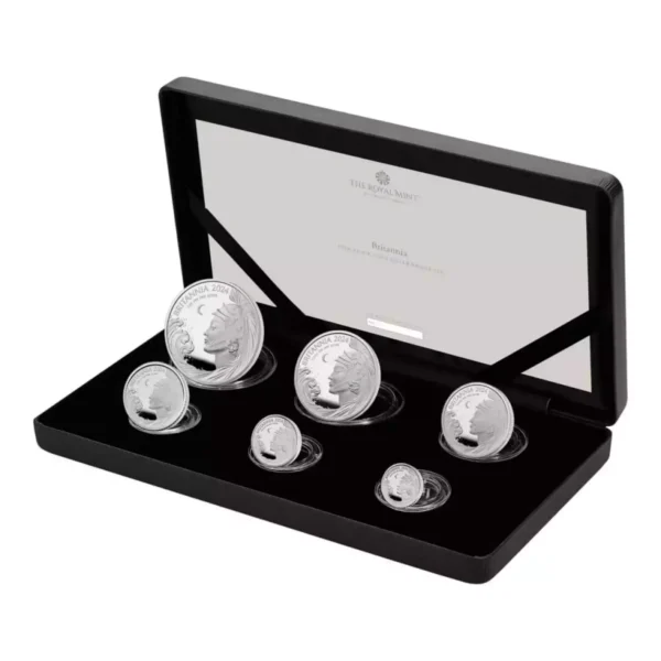 2024 Royal Mint Britannia .999 Silver Proof 6 Coin Set