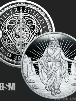 2024 1oz GSM Silver Shield Mini Mintage Series - Christ Illuminated .999 Silver Proof Coin