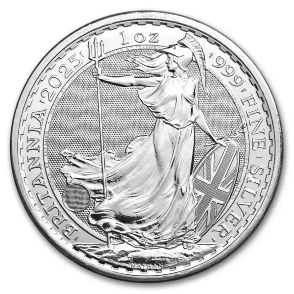 2025 1oz Royal Mint Britannia .999 Silver Coin