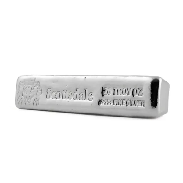 20oz Scottsdale Mint Kit Kat CL20 .999 Silver Bar