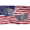 2oz Map of the United States Shaped Stacker .999 Silver Medal