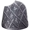 2oz South Korea Trellised Targe Shield .999 Silver Stacker
