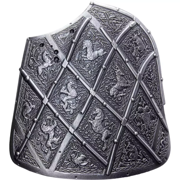 2oz South Korea Trellised Targe Shield .999 Silver Stacker