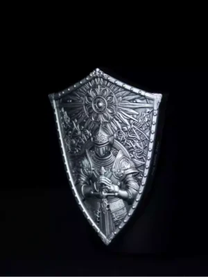 2oz South Korea Crusaders Shield .999 Silver Stacker