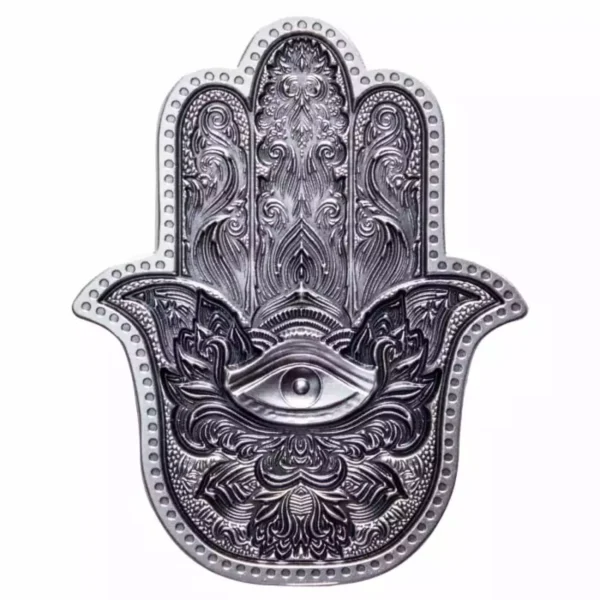 2oz South Korea Hamsa Hand of Fatima .999 Silver Stacker