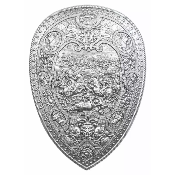 2oz South Korea Shield of King Henry II .999 Silver Stacker