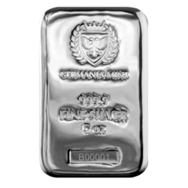 5oz .999 Silver Bar (Random Design)