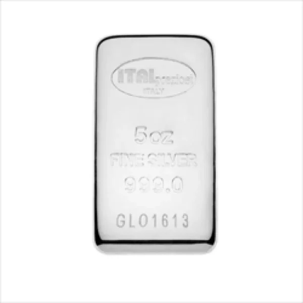5oz .999 Silver Bar (Random Design)