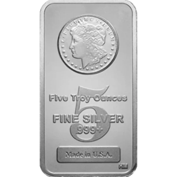 5oz .999 Silver Bar (Random Design)