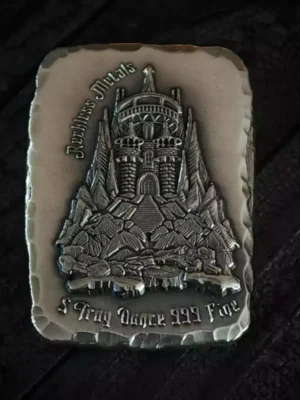5oz Reckless Metals “The Rook” silver bar