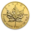 (Random Year) 1/10oz Canadian .9999 Gold Maple Leaf Coin
