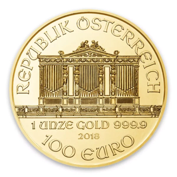 (Random Year) 1oz Austrian Philharmonic .9999 Gold Coin