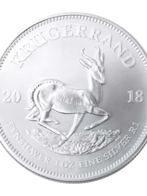 (Random Year) 1oz South Africa Krugerrand .999 Silver Coin
