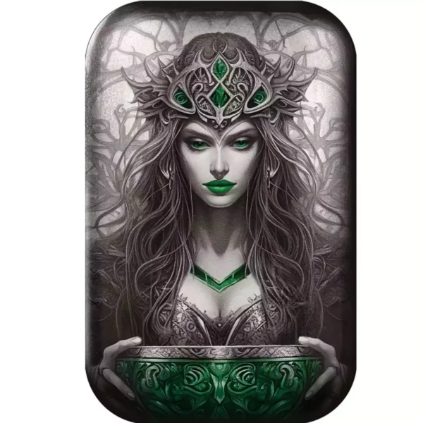 2oz Germania Goddesses Sigyn Colorized Cast .999 Silver Bar