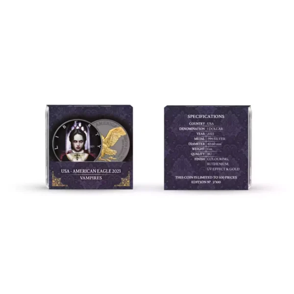 GERMANIA MINT ENNOBLED 1 oz 2023 American Eagle Vampiress