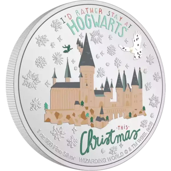 HARRY POTTER - 2023 1oz Niue Seasons greetings Silver Coin