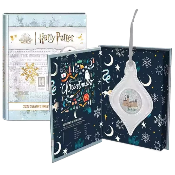 HARRY POTTER - 2023 1oz Niue Seasons greetings Silver Coin