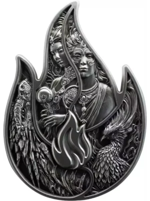 Korea Eternal Flame Stacker 2 oz Silver Medal