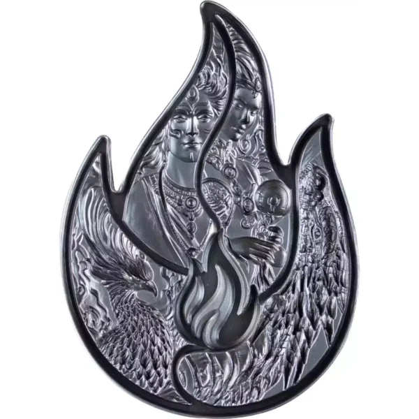Korea Eternal Flame Stacker 2 oz Silver Medal