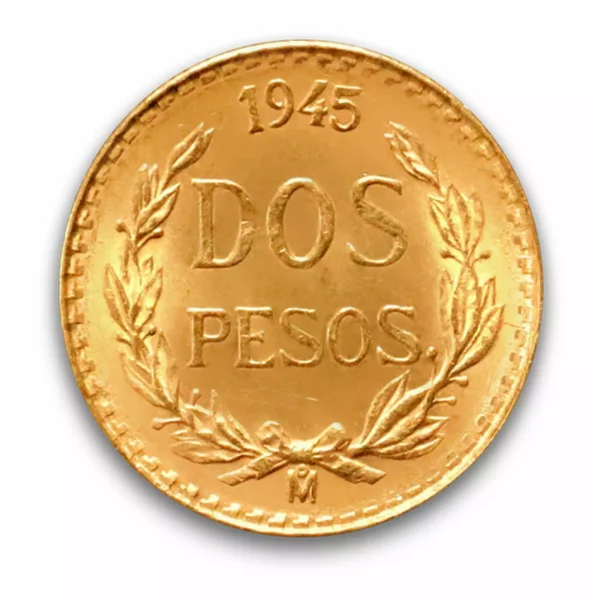 Mexico 2 Peso Gold Coin (Random Year)