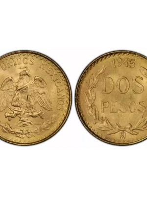 Mexico 2 Peso Gold Coin (Random Year)