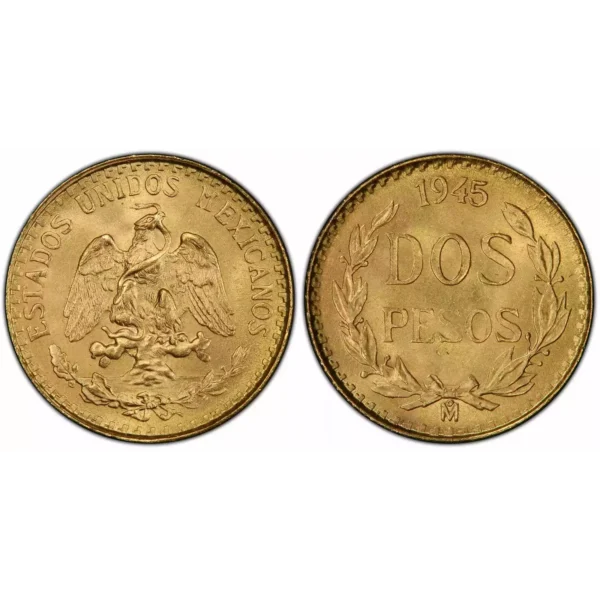 Mexico 2 Peso Gold Coin (Random Year)